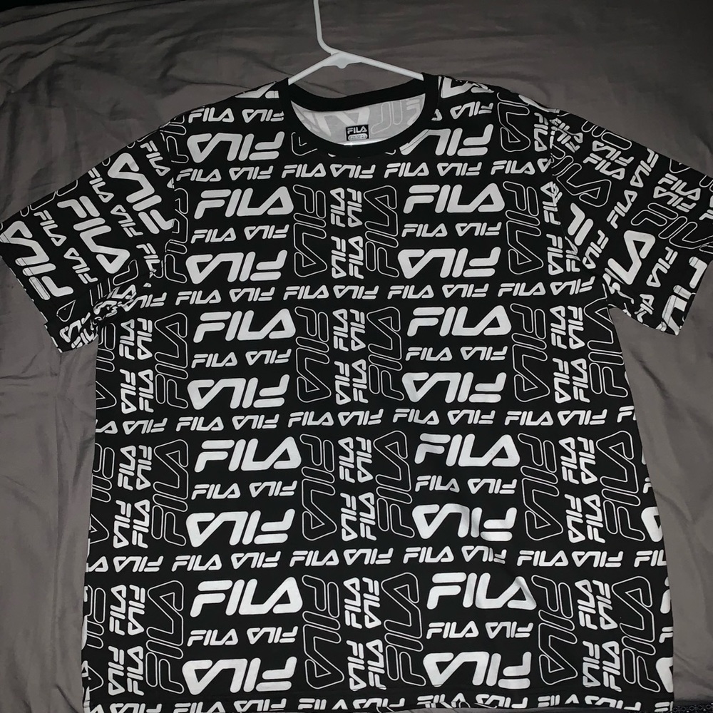 Fila All Over Logo Tee Shirt